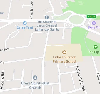 map for Little Thurrock Primary School