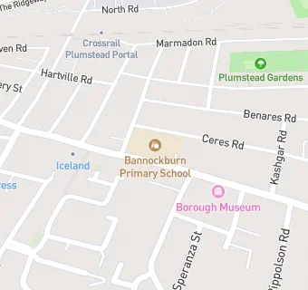 map for Bannockburn Primary School