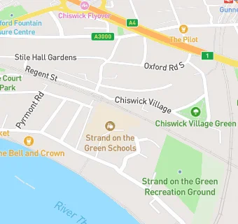map for Strand-on-the-Green Infant and Nursery School