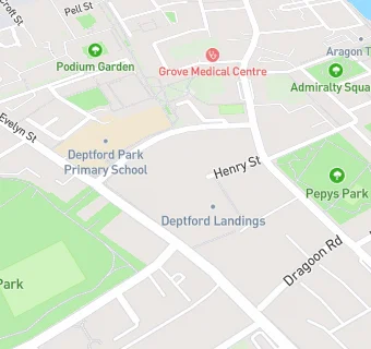 map for Deptford Park Primary School - Nourish Contract