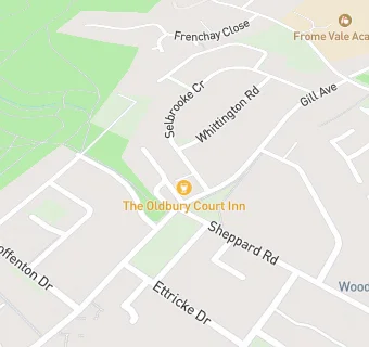 map for Oldbury Court Inn