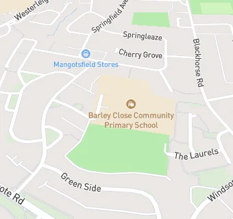 map for Barley Close Out Of School Club