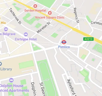 map for Pimlico Village Coffee Shop