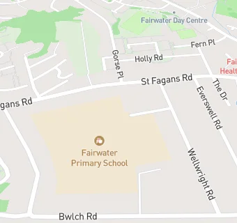 map for Fairwater Primary School