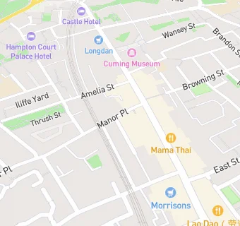 map for Manor Place Surgery (Nexus Health Group)