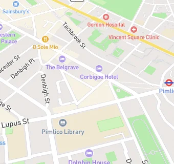 map for Pimlico Tandoori