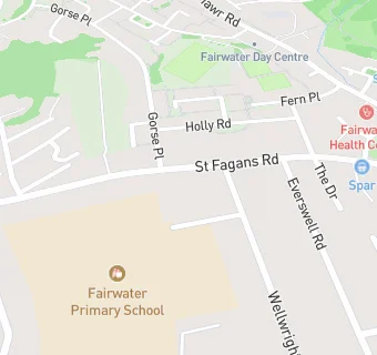 map for St. Peter's Community Hall & Gardens