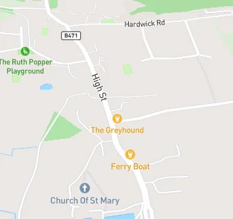 map for The Greyhound Inn