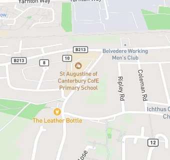 map for St Augustines Pre-School