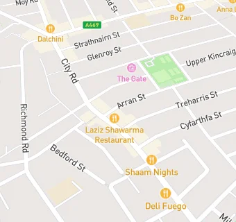 map for Havana Shisha Lounge