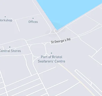 map for Port of Bristol Seafarers Centre