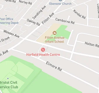 map for Horfield Hc