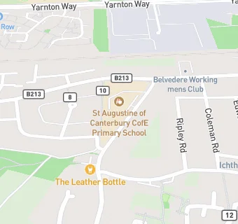 map for St Augustine of Canterbury CofE VA Primary School