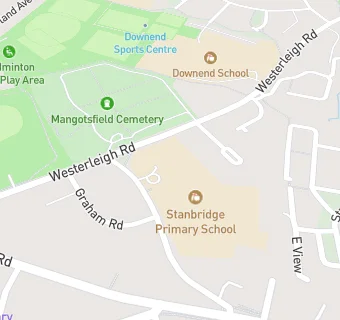 map for Stanbridge Primary School