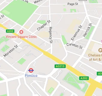 map for Pimlico Dental Care