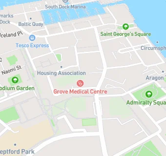 map for Grove Medical Centre