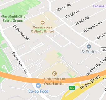 map for Our Lady and St John's Catholic Primary School