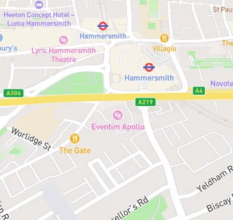 map for Eventim Apollo