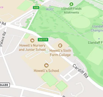 map for Howell's School GDST