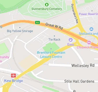 map for Brentford Leisure Centre Cafe