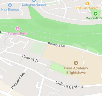 map for Oasis Academy Brightstowe