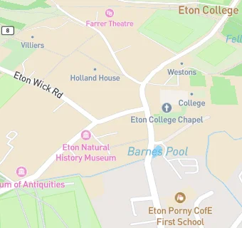 map for Evans's At Eton College