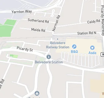 map for Station Road Surgery