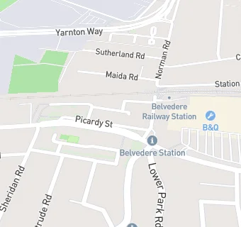 map for Picardy Street Dental Surgery