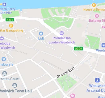 map for Nando's