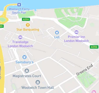 map for Woolwich Fish Market