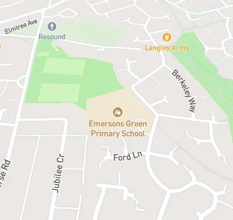 map for Emersons Green Primary School