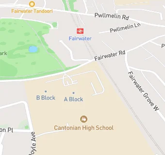 map for Cantonian High School