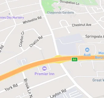 map for Premier Inn