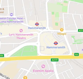 map for Joe & The Juice Hammersmith