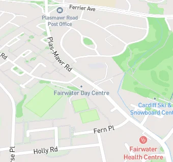 map for Fairwater Day Centre