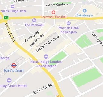 map for St Mark Hotel