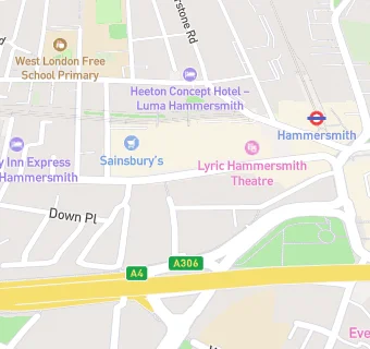 map for Superdrug Pharmacy