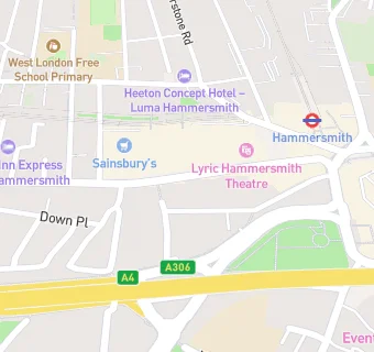 map for The Hammersmith Ram