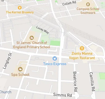 map for St james supermarket