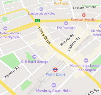 map for London Court Hotel