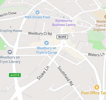 map for Westbury Mens Club