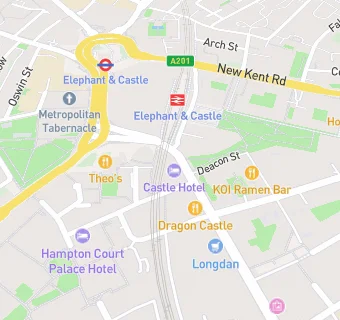 map for Wytes Elephant & Castle