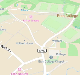 map for Eton College