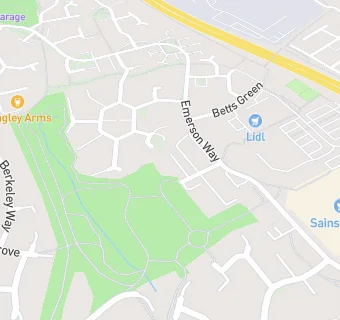 map for Busy Bees In Emersons Green