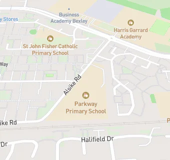 map for Parkway Primary School