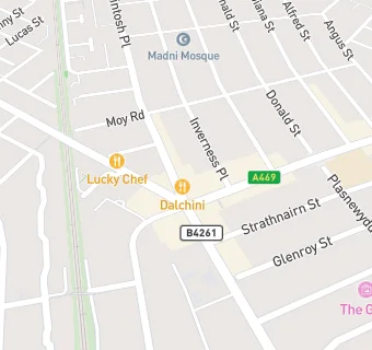 map for DALCHINI RESTAURANT & TAKEAWAY