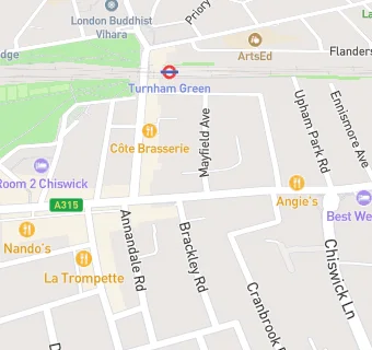 map for West London Pharmacy