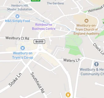 map for Westbury On Trym Primary Care Centre