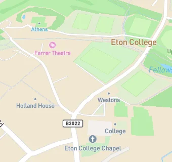 map for The Timbralls Eton College