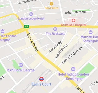 map for Butchies Earls Court